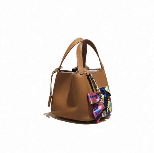 Brown Bucket Bag