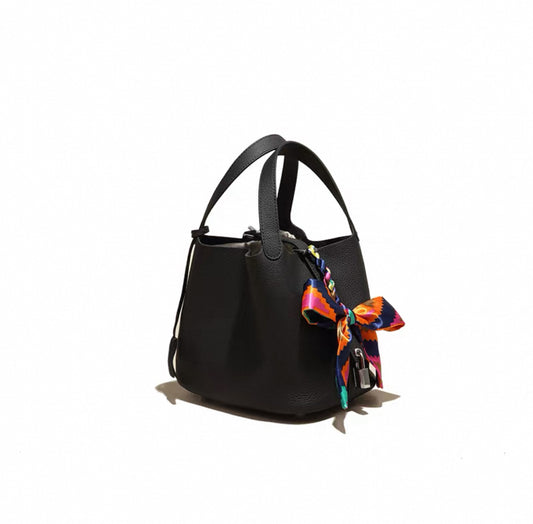 Black Bucket Bag