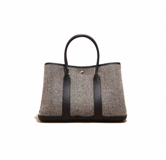 Canvas Patchwork Black